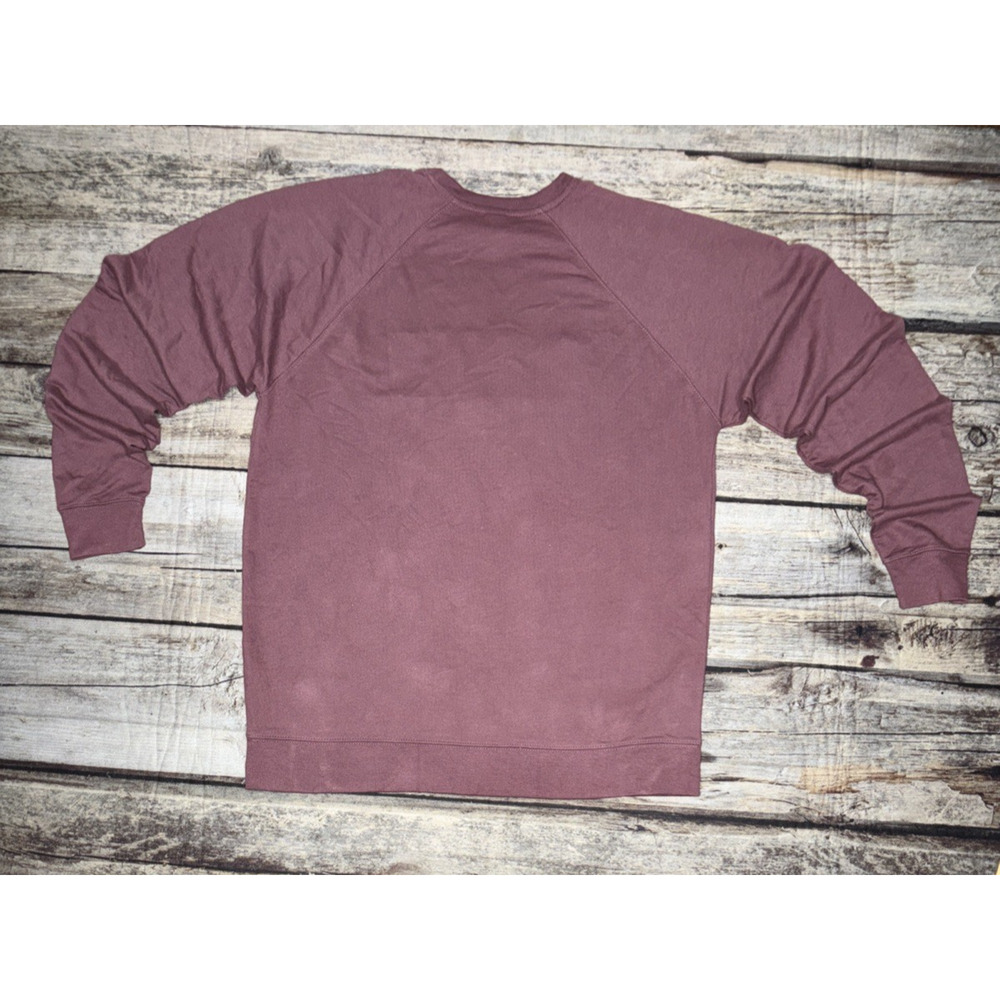 Burton BRTN Crewneck Sweatshirt Mens XL Mauve Dusty Rose Raglan Pullover - Picture 7 of 7